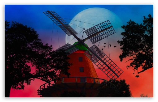 Download Windmill UltraHD Wallpaper