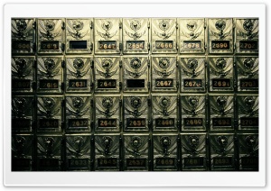 Vintage Post Office Boxes