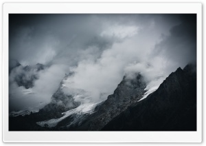 Alps Mountains, Clouds,...