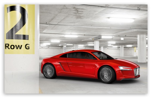 Download Audi E Tron   Parking Garage UltraHD Wallpaper