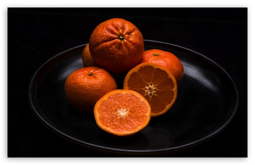 Download Tangerines, Fruits UltraHD Wallpaper