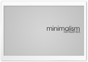 Minimalism Design