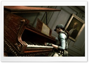 Resident Evil Jill Playing Piano