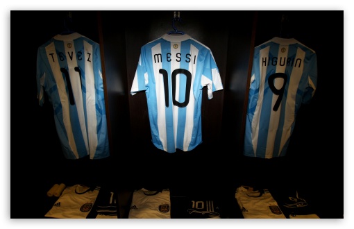 Download Argentina National Team Shirts UltraHD Wallpaper