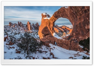 Double Arch, Snow
