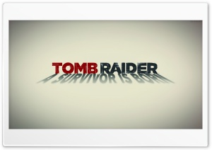 Tomb Raider 2013 White Poster