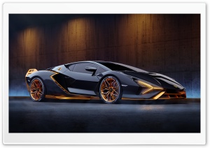 Black and Golden Lamborghini...