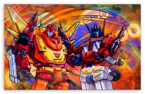 Download Transformers Colorful With Goldlight And... UltraHD Wallpaper