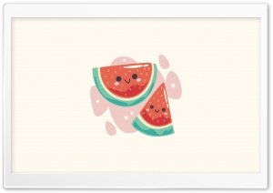 Cute Watermelon Slices Kawaii