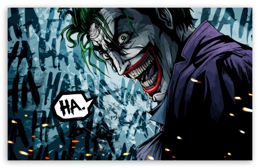Download The Joker Illustration UltraHD Wallpaper