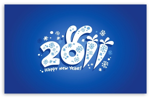 Download 2011 Happy New Year UltraHD Wallpaper