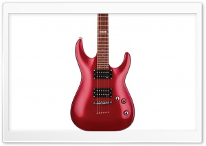 Cool Red Electric Guitar,...