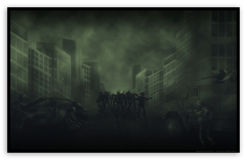 Download Zombies Attack UltraHD Wallpaper
