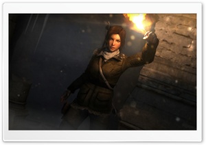 Lara Croft Researching...