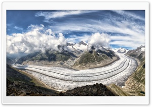 The Great Aletsch Glacier,...
