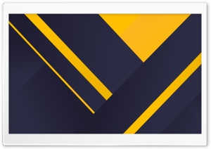 Navy Blue and Yellow Shapes