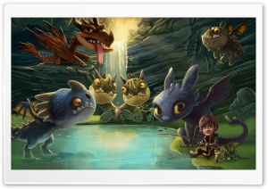 Hiccup, Toothless and friends