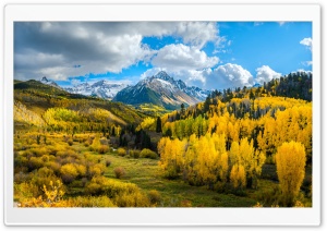 Fall Mountain Landscape,...
