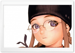 Anime Girl With Glasses