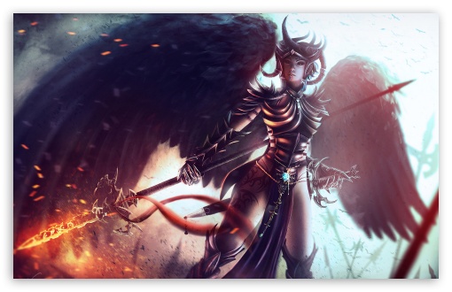 Download Fantasy Sword Warrior UltraHD Wallpaper