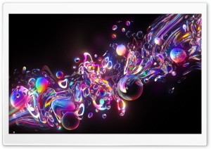 Colorful Iridescent Bubbles