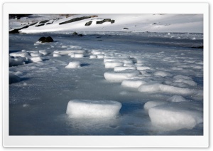 River Ice Blocks, Winter