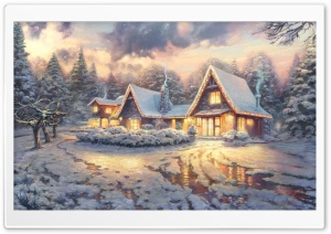Christmas Lodge by Thomas...