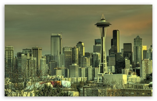 Download Seattle Tower UltraHD Wallpaper