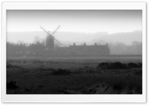Foggy Cley Next The Sea, England