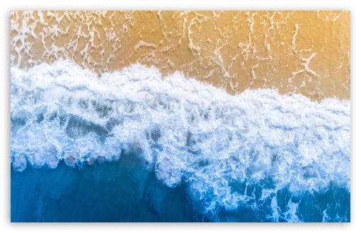 Download Blue Ocean Aesthetic Background UltraHD Wallpaper