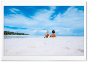 Relaxing on the Beach