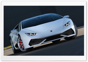 White Lamborghini Huracan