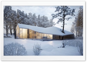 Modern House Design, Winter...