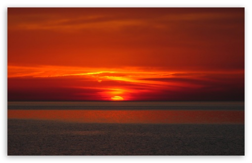 Download Sunset, Bloody Sunset UltraHD Wallpaper