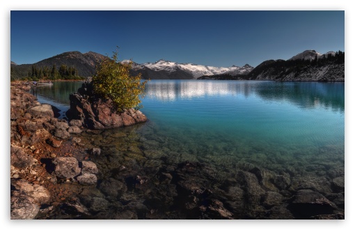 Download Mountain Lake Scenery UltraHD Wallpaper