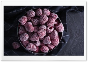 Frozen Raspberries Bowl
