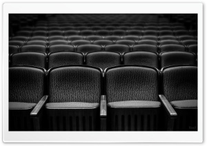 Theater Seats Black and White