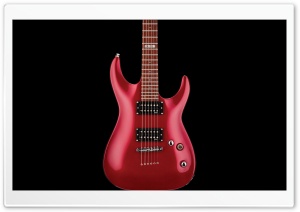 Cool Red Electric Guitar,...