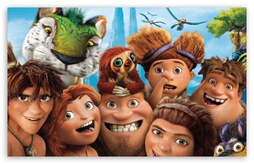 Download The Croods Characters UltraHD Wallpaper