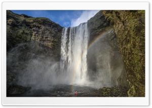 Iceland Famous Waterfall