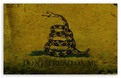 Download Grunge Don't Tread On Me - The Gadsden Flag UltraHD Wallpaper