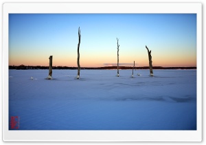 Clinton Lake Frozen Photography