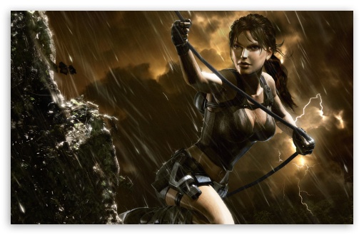 Download Tomb Raider Underworld Storm UltraHD Wallpaper