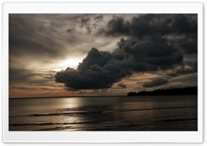 Dark Clouds - Beach