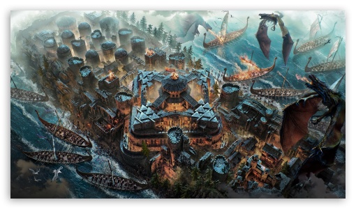 Download Dragons UltraHD Wallpaper