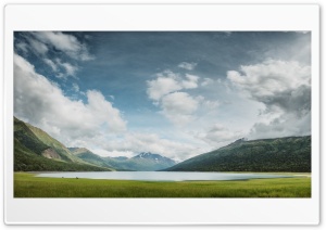 Eklutna Lake, Alaska, Nature,...