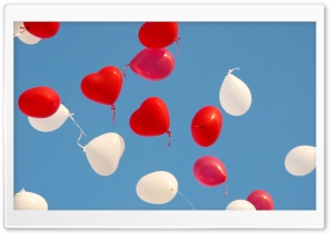 Valentines Day Heart Balloons