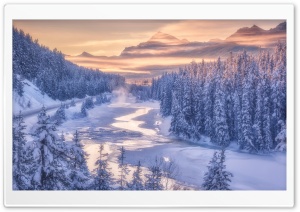 Nature Winter Scenery,...