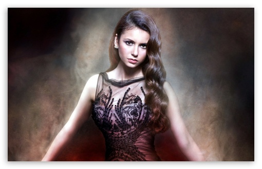 Download Nina Dobrev In Beautiful Dress UltraHD Wallpaper