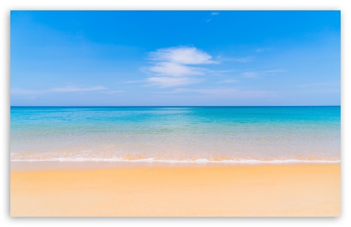 Download Summertime, Beach, Sea UltraHD Wallpaper